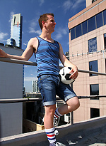 Brent Tyler\\\\\\\'s first time naked out in the city by Bentley Race