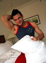 Our muscly mate Fernando Kairon gives himself a cum facial by Bentley Race With Fernando Kairon