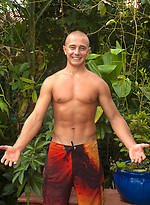 Brett - Hung Hungarian Hawaiian Surfer Pumps Up Outdoors! by Island Studs