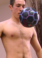 Straight Footballing Professional Miles Shows off His Cock by English Lads