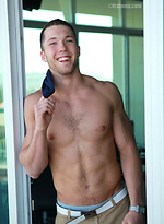 College jock Heath plays with his cock by Frat Men