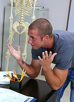 Ken Mack fucks his student, Rod Daily, in his tight bubble butt on his desk with his fat cock. by Suite703 With Rod Daily