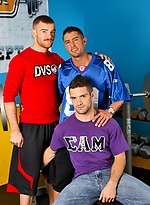 Three muscled guys Cody Cummings, James Jamesson and Adam Wirthmore goes threesome by Cody Cummings With Cody Cummings,James Jamesson,Adam Wirthmore