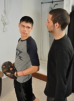 Mick and Alec are playing a little game of pitcher and catcher today by Naked Frat House