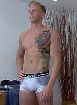 One Enthusiastic Wanker - Tom is Toned, Muscular, Tattooed - A Straight Hunk with a Big Uncut Cock! by English Lads