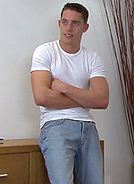 Hard and Defined Mikey A Personal Trainer with Every Muscle Rock Hard and one of them Uncut! by English Lads