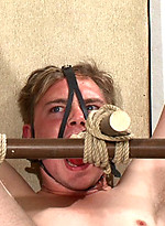 Hetero man Joel is subjected to extreme bondage at Breeder Fuckers by Breeder Fuckers