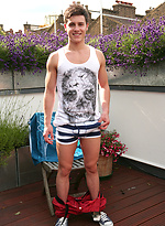 Straight Young Pup Joel Shaw - Still Growing his Uncut Cock is now Bigger & Thicker than Before! by English Lads