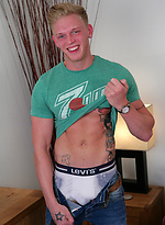 Muscular Straight Personal Trainer Tom & his Big Uncut Cock! by English Lads