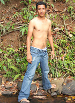 Latin boy Marco wanking off his cock by Tribal Twinks