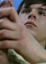 Wesley jerking off dick by Teens and Twinks