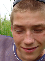 Hubert plays with his cock outdoors by Teens and Twinks