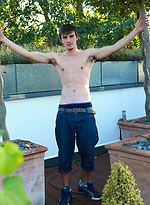 Lean and Toned Young Pup Jorge What a Beautiful Erect Uncut Cock! by English Lads