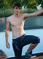 Lean and Toned Young Pup Jorge What a Beautiful Erect Uncut Cock! by English Lads