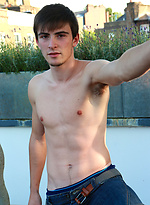 Lean and Toned Young Pup Jorge What a Beautiful Erect Uncut Cock! by English Lads
