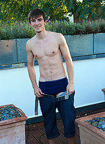 Lean and Toned Young Pup Jorge What a Beautiful Erect Uncut Cock! by English Lads