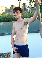 Lean and Toned Young Pup Jorge What a Beautiful Erect Uncut Cock! by English Lads