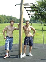 Muscle hunks Tomas and Milos hunks by William Higgins