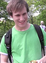 Czech Hunter 49. Czech boy sucking off cock outdoors. by Czech Hunter