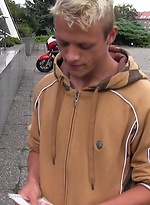 Czech Hunter 52. Blond czech boy gets facial. by Czech Hunter