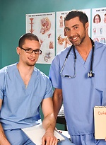 Two horny doctors Justin Beal and Anthony Romero fucking by Nextdoor Buddies With Anthony Romero,Justin Beal