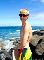 Scooter - 18, Blond Hung Surfer Twink Opens his Boy BUTT HOLE! by Island Studs