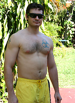Hairy Muscled Lucas Taylor Stroking Again by ManAvenue