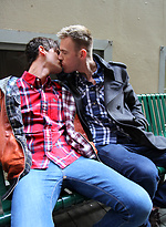 Aussie mates Chris and Jake spend the afternoon kissing and fucking on camera by Bentley Race