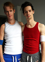 Nick\\\'s first porn shoot with Ryan Anderson by Bentley Race