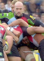 Harlequins rugby star George Robson with his cock and balls peeking out during a scrum! by Ruggerbugger