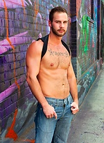 Tattooed Dude BlowjobChris Bines blows the hot muscular tattooed Jordan Levine. by Randy Blue With Jordan Levine