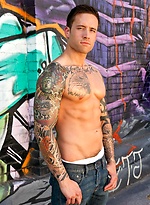 Tattooed Dude BlowjobChris Bines blows the hot muscular tattooed Jordan Levine. by Randy Blue With Jordan Levine