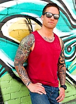 Tattooed Dude BlowjobChris Bines blows the hot muscular tattooed Jordan Levine. by Randy Blue With Jordan Levine