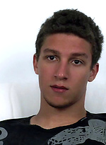 Brunette twink Khalil strokes  uncut dick by Squirtz