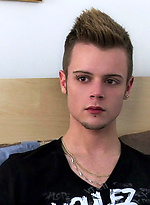 Hot twinks Kane Sweet strokes his uncut dick by Squirtz