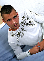 Hot boy Gianni shows his uncut dick by Squirtz