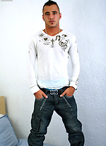 Hot boy Gianni shows his uncut dick by Squirtz