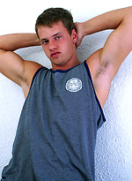 Hot stud Kovy lays with cock by Squirtz