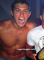 Ruggerbugger has horny private photos of French wrestler Victor Biscioni hanging with his buddies and modeling with his ass exposed. by Ruggerbugger