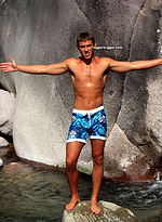 Ruggerbugger has horny private photos of French wrestler Victor Biscioni hanging with his buddies and modeling with his ass exposed. by Ruggerbugger