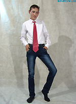 Brunette twink Tino from Netherlands by Boy Storm