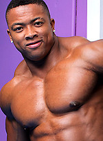 Ebony bodybuilder pro Ron Hamilton naked by Muscle Hunks
