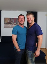 Muscle hunks Trevor Knight and Jeremy Stevens fuck by Cocksure Men With Trevor Knight,Jeremy Stevens