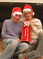 Xmas boys Jarrett Fox and Shane Stone have sex by Boyz Party