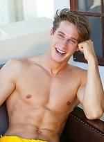 Cute muscled boy Yves Carradine Pin-Up by BelAmi Online