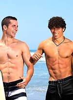 Hot surfers Bradley Hudson and Austin Merrick by Dylan Lucas With Austin Merrick