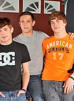 Three orny twinks Noah Brooks, Trevor Knox and JD Evans fucking by Next Door Twink