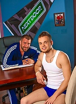 Hot muscle studs Joey Hard and Vinny Castillo in oral sex scene by Nextdoor Buddies With Vinny Castillo,Joey Hard