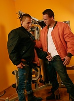 Two euro studs Michael Troy and Harry Jam in a gym by Scary Fuckers With Michael Troy,Harry Jam