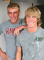 Ross and Trey strokes their dicks by Fratmen Sucks